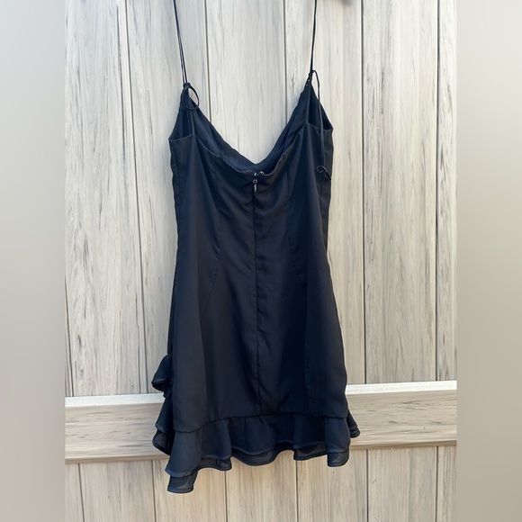 HOUSE OF CB 'Rossella' Black Ruffle Mini Dress - Picture 12 of 15